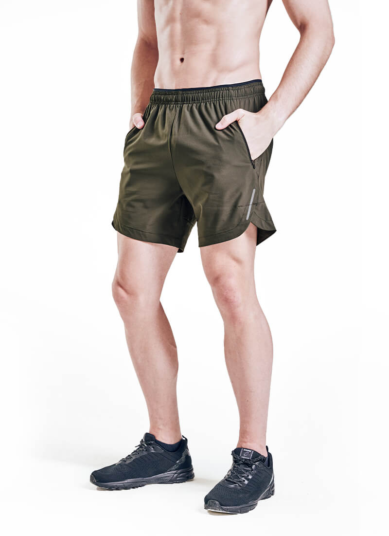 swift running shorts (men) #color_army gray